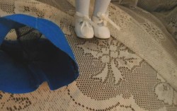 LINDA WILLIAMS BLUE SHOES